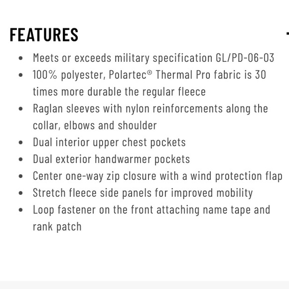 TRU-SPEC Level 3 ECWCS Polar Fleece Jacket XLT - Picture 3 of 11